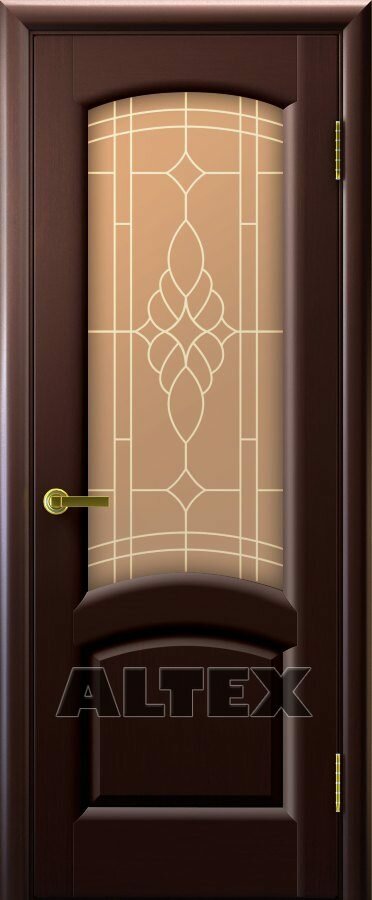 Межкомнатная дверь Лаура Венге (Дверь Шпон натуральный) 200*80