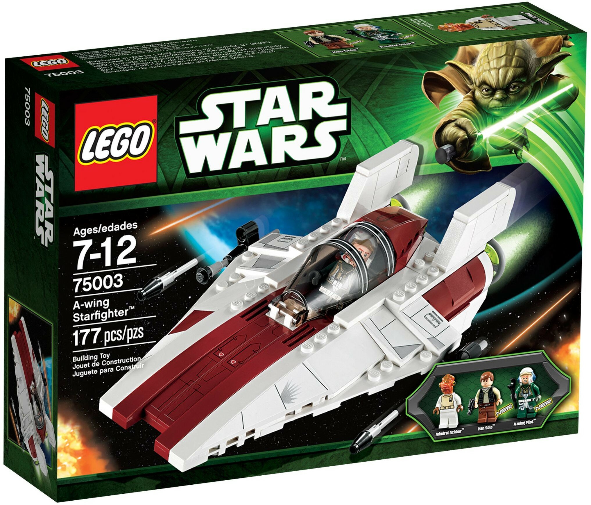 Lego 75003 Star Wars Истребитель A-Wing
