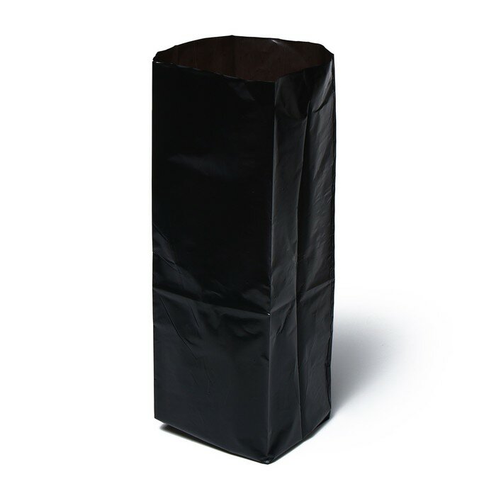 Пакет для рассады, 10 л, 14 × 45 см, полиэтилен толщиной 120 мкм, с перфорацией, чёрный, Greengo - фотография № 2