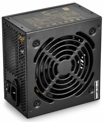 Блок питания 500W DeepCool мощность 500 Вт, ATX12V 2.31, активный PFC, вентилятор 120x120 мм, cертификат 80 PLUS Bronze DA500N