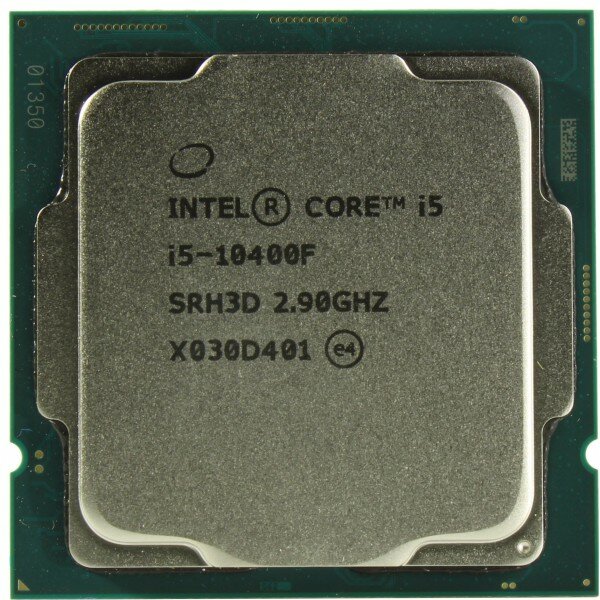 Процессор INTEL CORE I5-10400F OEM (Socket 1200. 6-ядерный. 2900 МГц. Turbo: 4300 МГц. Comet Lake. Кэш L2 - 1.5 Мб. Кэш L3 - 12 Мб. 14 нм. 65 Вт)