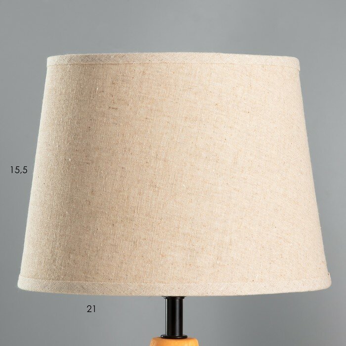Настольная лампа "Далия" Е14 40Вт оранжевый 22,5х22,5х37см - фотография № 3