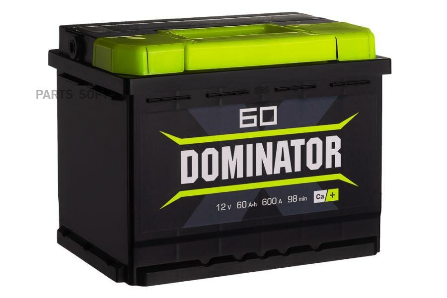 DOMINATOR 560108060 Аккумулятор 60 Обратная [- +] DOMINATOR 600A 242/175/190 Толстые