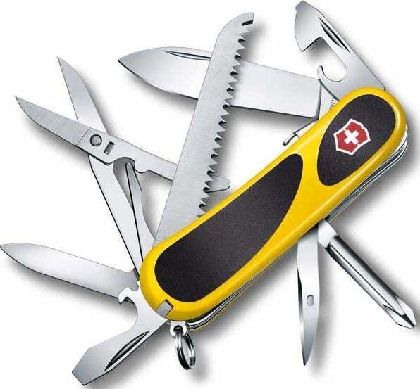 Нож перочинный Victorinox EvoGrip S18 (2.4913.SC8) 85мм 15функций желтый/черный карт.коробка - фото №1