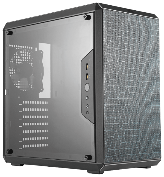 Cooler Master MasterBox Q500L, USB3.0x2, 1x120Fan, Black, ATX, w/o PSU