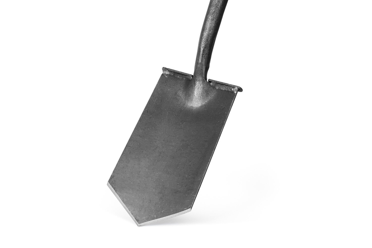 Английская дренажная лопата "Бульдог" DeWit с заостренным полотном с площадкой для ноги