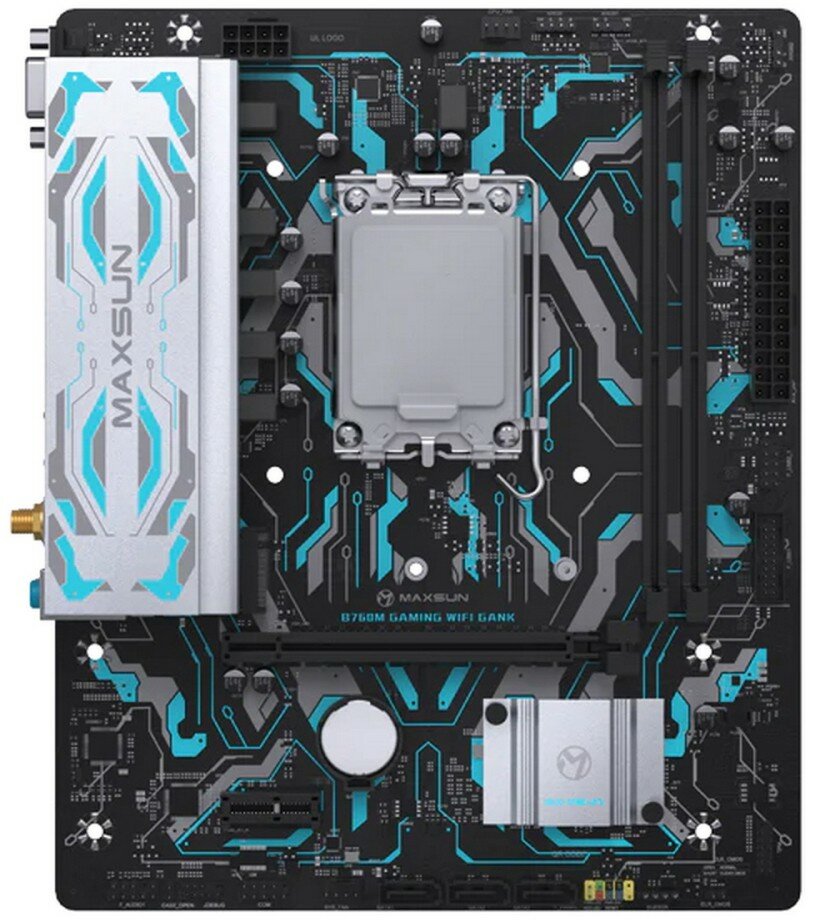 Материнская плата Maxsun B760M GAMING WIFI GANK (MS-B760M GAMING WIFI GANK)