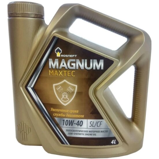  Моторное масло роснефть Magnum Maxtec 10w-40 полусинтетическое .