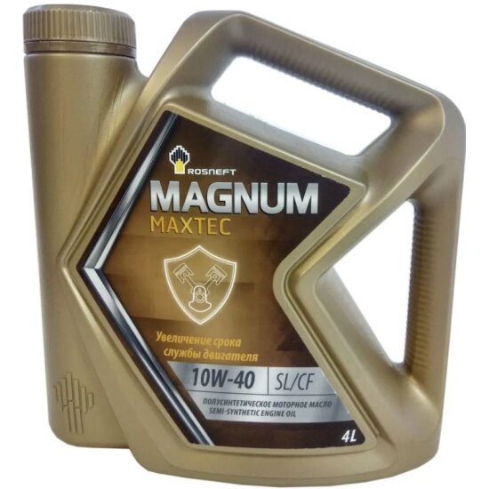 Моторное масло роснефть Magnum Maxtec 10w-40 полусинтетическое 4 л