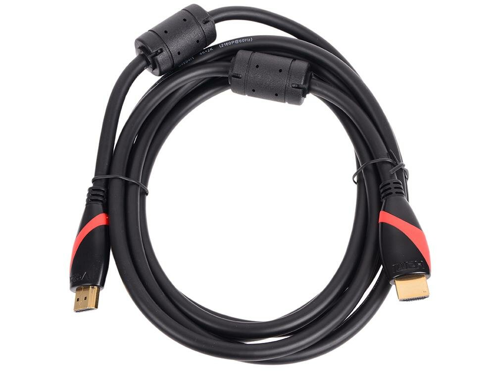 Кабель HDMI 19M/M ver 2.0, 2 фильтра, 3m VCOM