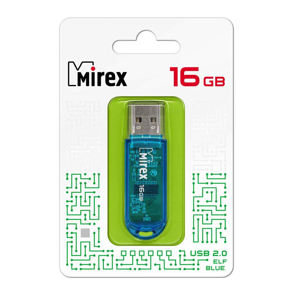  Mirex 13600-FMUBLE16 16GB Elf USB 2.0 