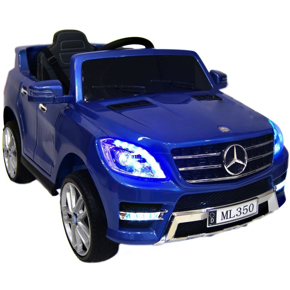 RIVERTOYS электромобиль Mercedes Benz ML350 - синий глянец