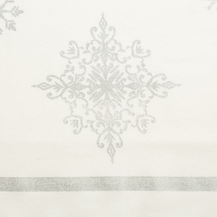 Этель Полотенце Этель "Серебряные снежинки" 40х70 см, 100%хл, 190г/м2 - фотография № 3