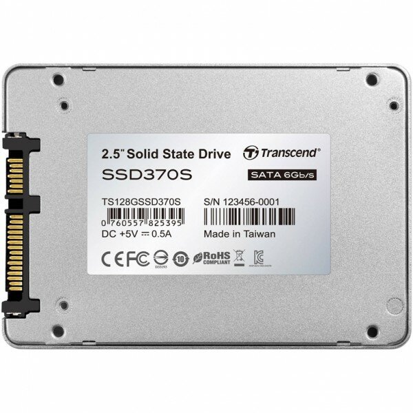 Твердотельный накопитель SSD Transcend SATA III 128Gb TS128GSSD370S 2.5" TS128GSSD370S