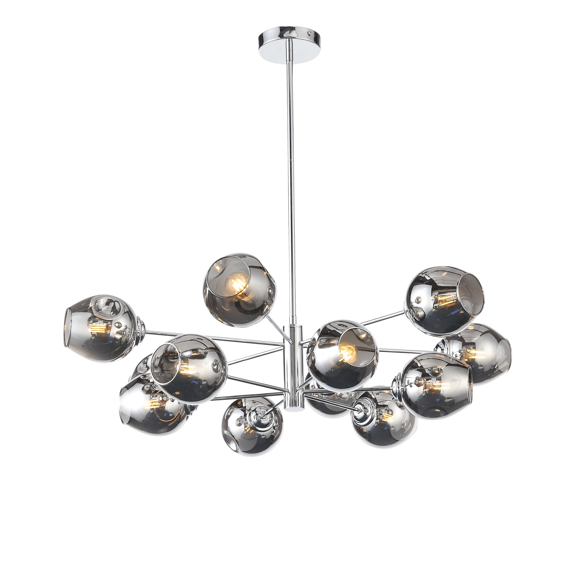 Люстра на штанге ST Luce Fovia SL1500.103.12, Хром, E14