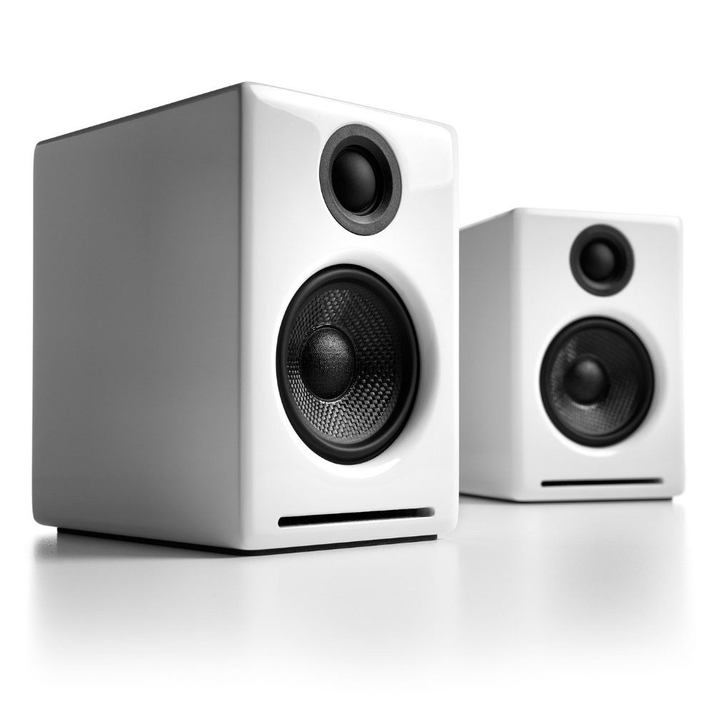 Активная полочная акустика Audioengine A2+ BT Hi-Gloss White