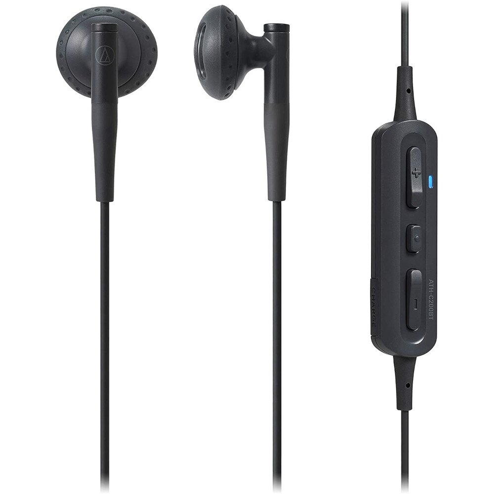 Наушники AUDIO-TECHNICA ATH-C200BT, Bluetooth, накладные, черный [ath-c200bt bk] - фото №2