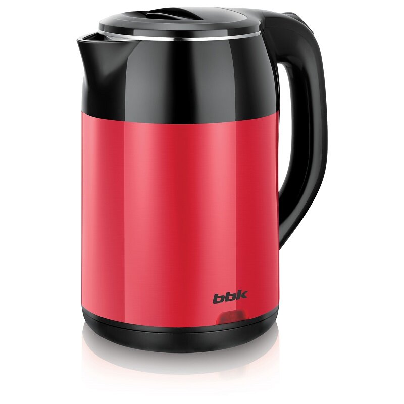 Чайник электрический BBK EK1709P 1,7л, нержавейка+пластик, черный/красный