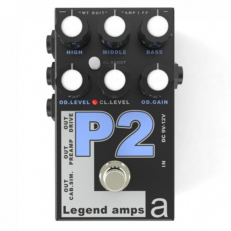 AMT Electronics P-2 Legend Amps 2 Двухканальный гитарный предусилитель (PV-5150)