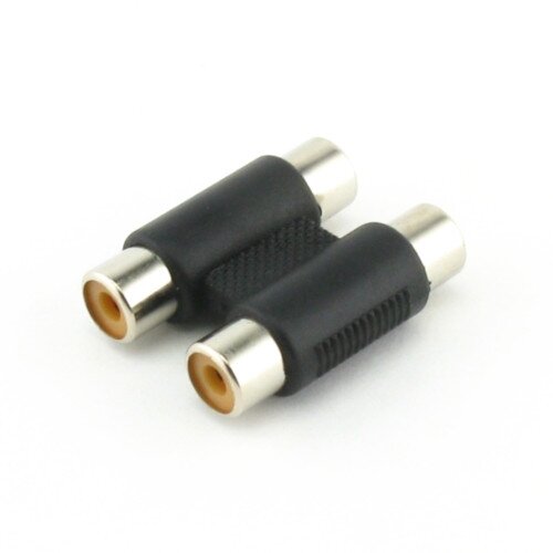 фото Переходник 2RCA (F) --> 2RCA (F)