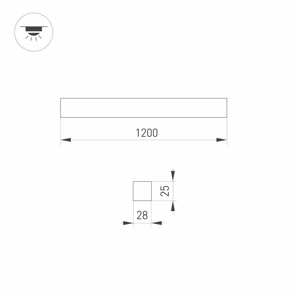 Arlight Потолочный светодиодный светильник Arlight Snap-Starline-Laser-S1200-26W Day4000 031477 - фотография № 2