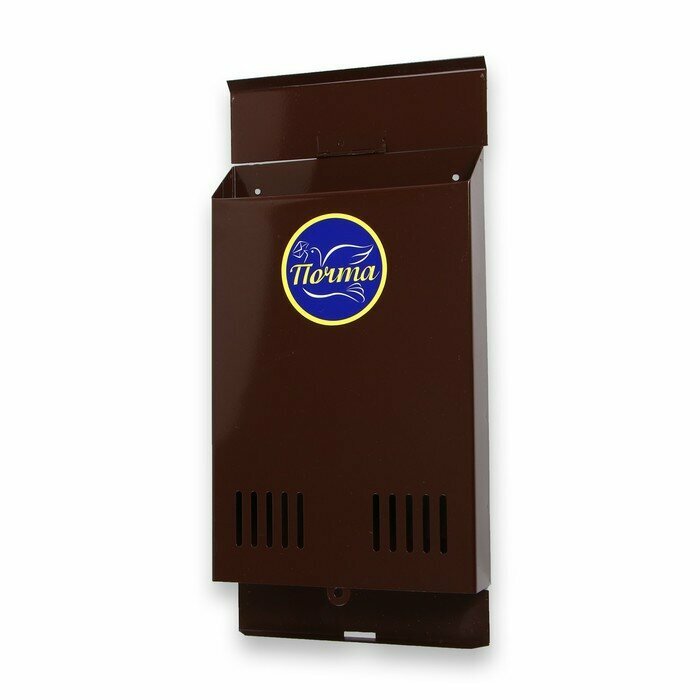 Freshline Ящик почтовый без замка (с петлёй), вертикальный, коричневый - фотография № 5