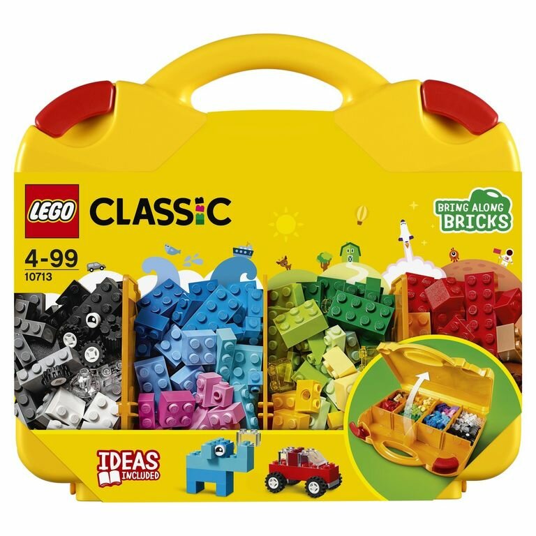 LEGO Classic Конструктор Чемоданчик для творчества и конструирования, 10713