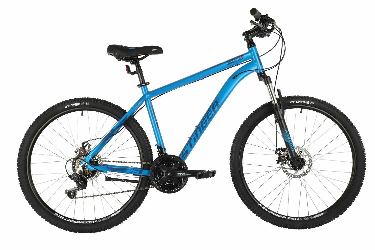 Велосипед STINGER ELEMENT EVO 26" (2021) (Велосипед STINGER 26" ELEMENT EVO синий, алюминий, размер 16")