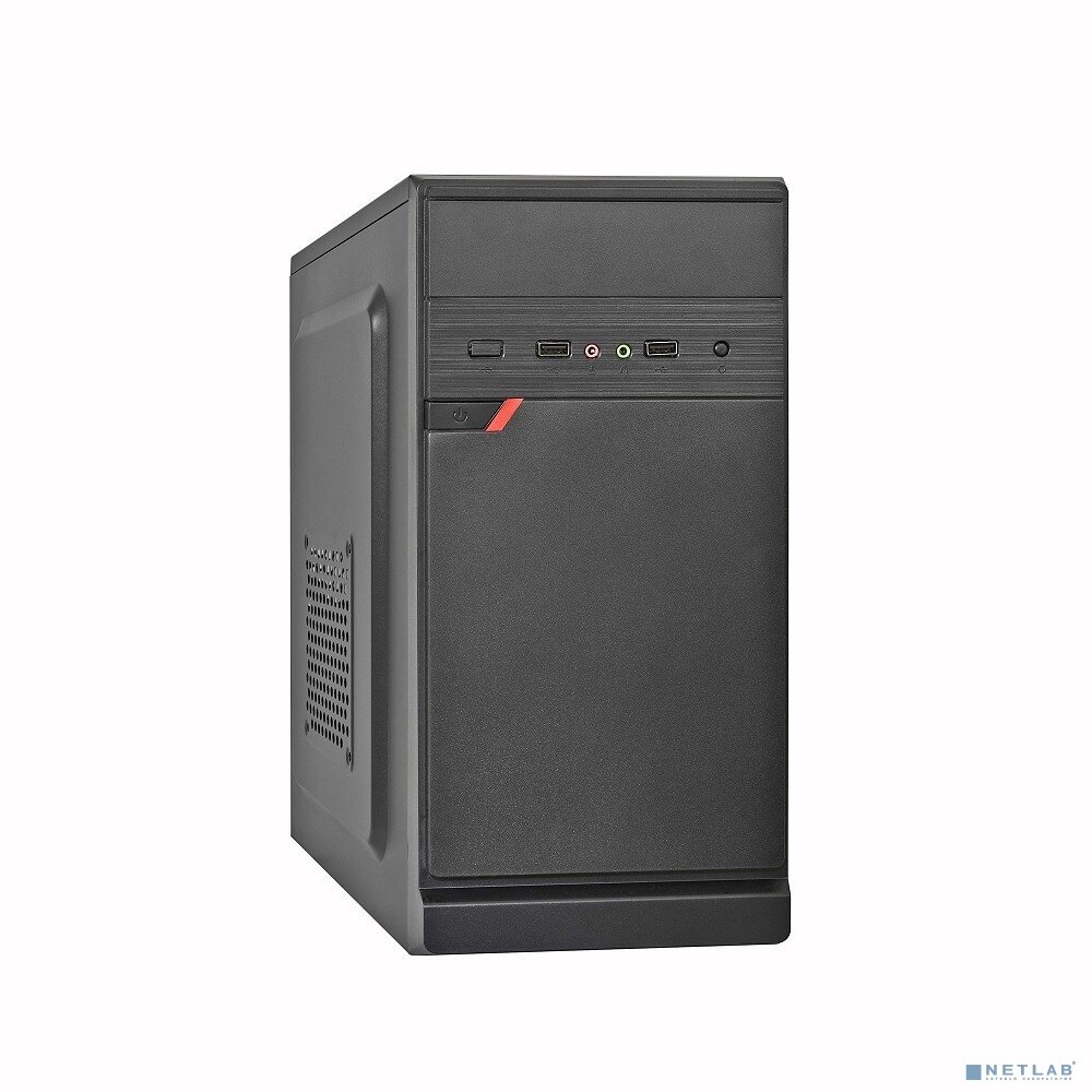 EXEGATE Корпуса Exegate EX283056RUS Корпус Minitower ExeGate BAA-106 Black, mATX, <без БП>, 2*USB, Audio чёрный