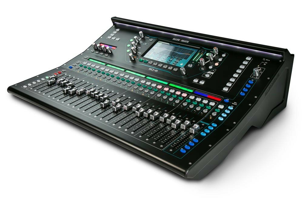 ALLEN&HEATH SQ-6 Цифровой микшер FPGA обработка 96kHz 48 входных каналов 25 фейдеров