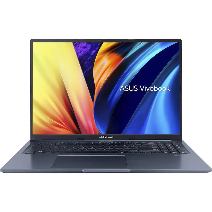 Ноутбук ASUS VivoBook 16X M1603QA-MB219, 16" (1920x1200) IPS/AMD Ryzen 7 5800H/16ГБ DDR4/512ГБ SSD/Radeon Graphics/Без ОС, синий (90NB0Y81-M00CW0)