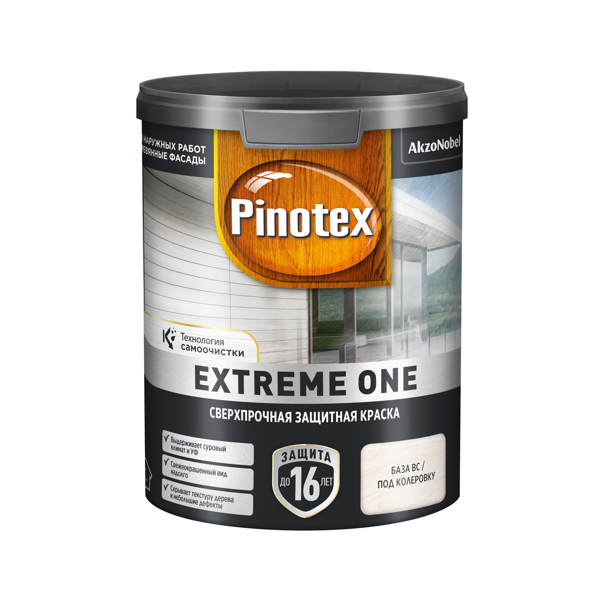 фото Краска для дерева Pinotex Extreme One BС 0,85л