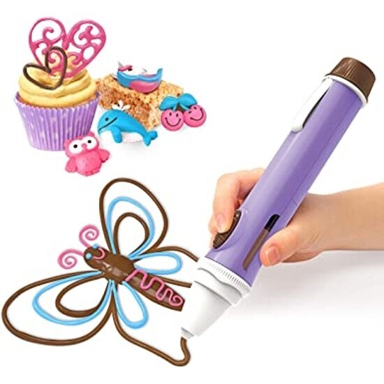 1toy Шеф-кондитер T19867 Набор Шоколадная ручка новая версия для украшения и изготовления 3D фигурок - фото №2