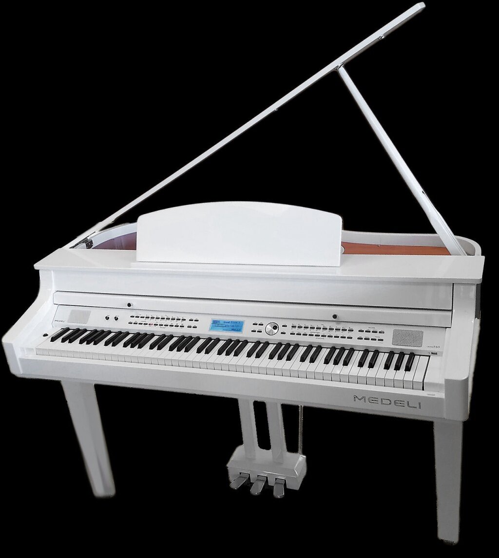 GRAND510(GW) Цифровой рояль, белый, (2 коробки), Medeli