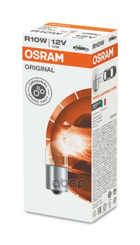 Лампа R10w - (Ba15s) 12v-10w Osram Витрина-015 Osram арт. 5008