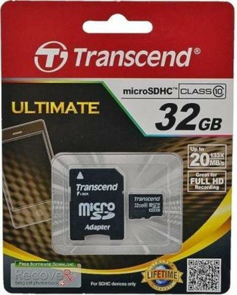 Память microSD 32Gb Transcend TS32GUSDHC10 .