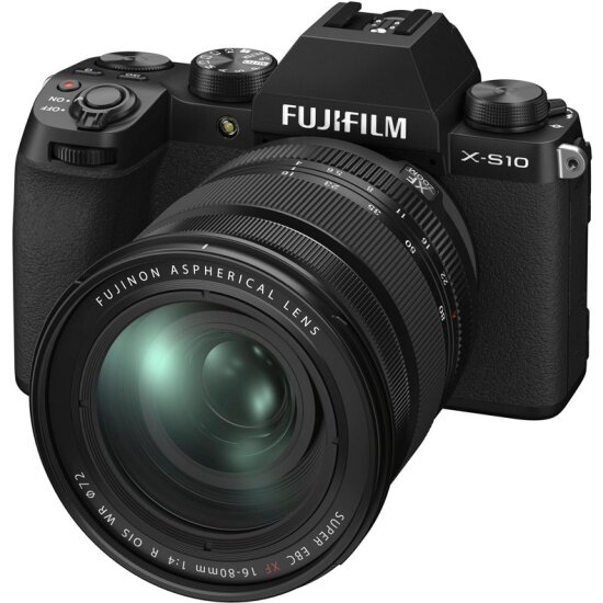 Цифровой фотоаппарат FUJIFILM X-S10 Kit XF16-80mm F4 R OIS WR Black