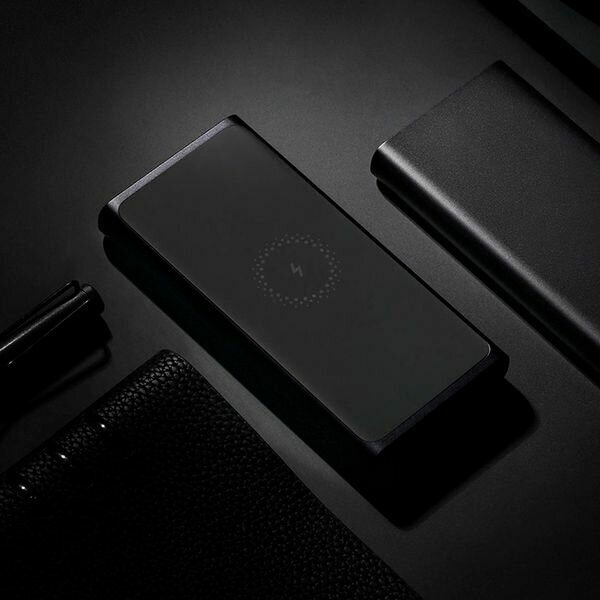 Внешний аккумулятор Xiaomi Mi Power Bank Wireless Youth Edition 10000mAh Black - фото №2