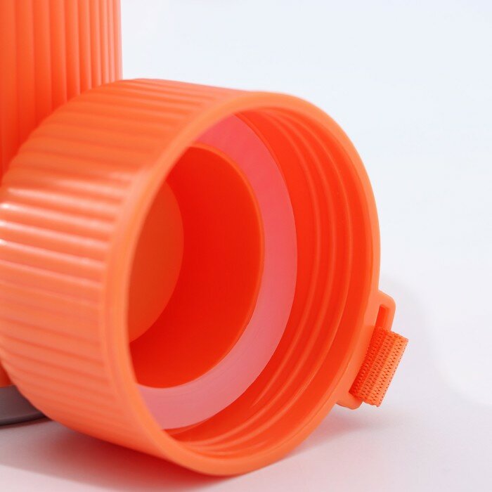 Бутылка для воды стеклянная «Успех», 500 мл, 7,2×21 см, цвет оранжевый - фотография № 3