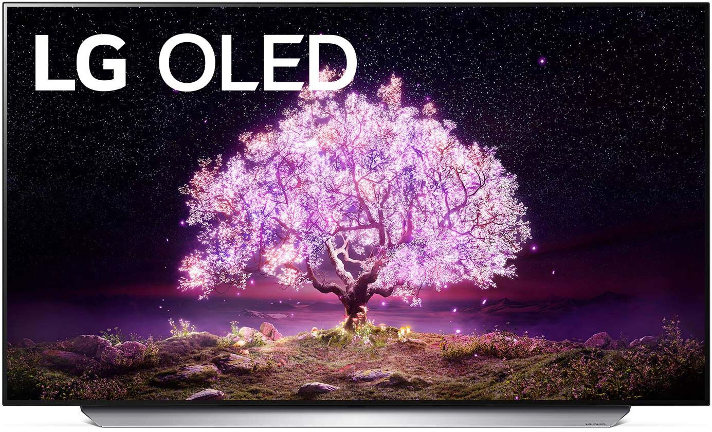 Телевизор LG OLED48C1RLA, 48", OLED, Ultra HD 4K, темно-серый