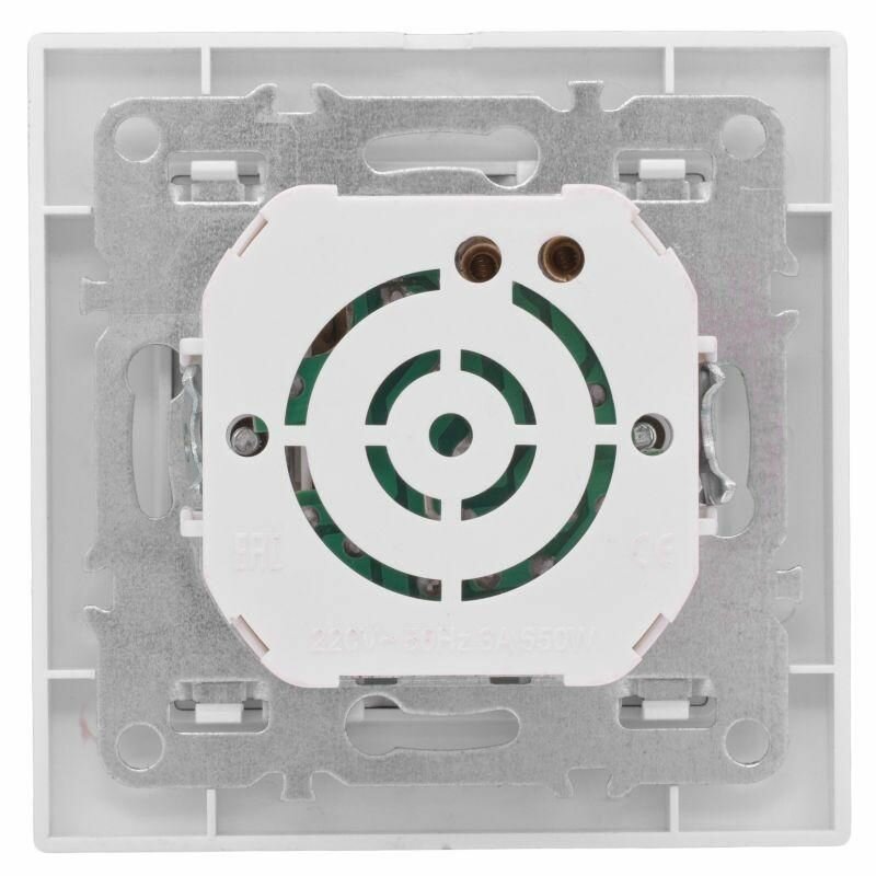 Светорегулятор СП Минск 600Вт 220В бел. Basic EKF ERD06-101-10 - фотография № 5