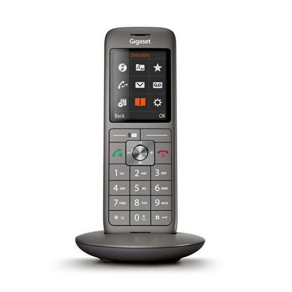 Трубка доп. Dect Gigaset CL660HX HSB RUS чёрный