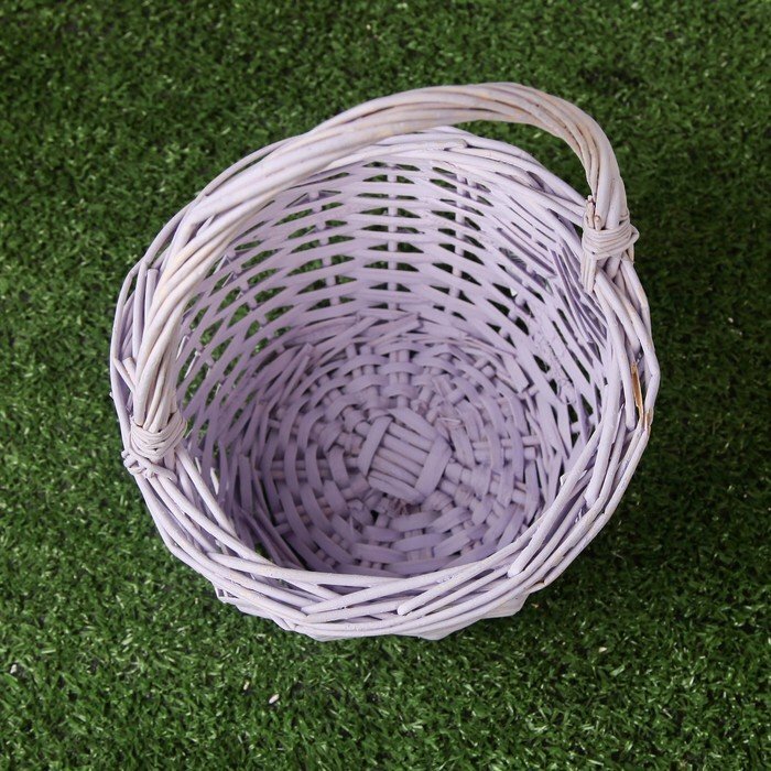 Корзина плетеная, 20×20×11,5/25 см, ива (комплект из 2 шт) - фотография № 3