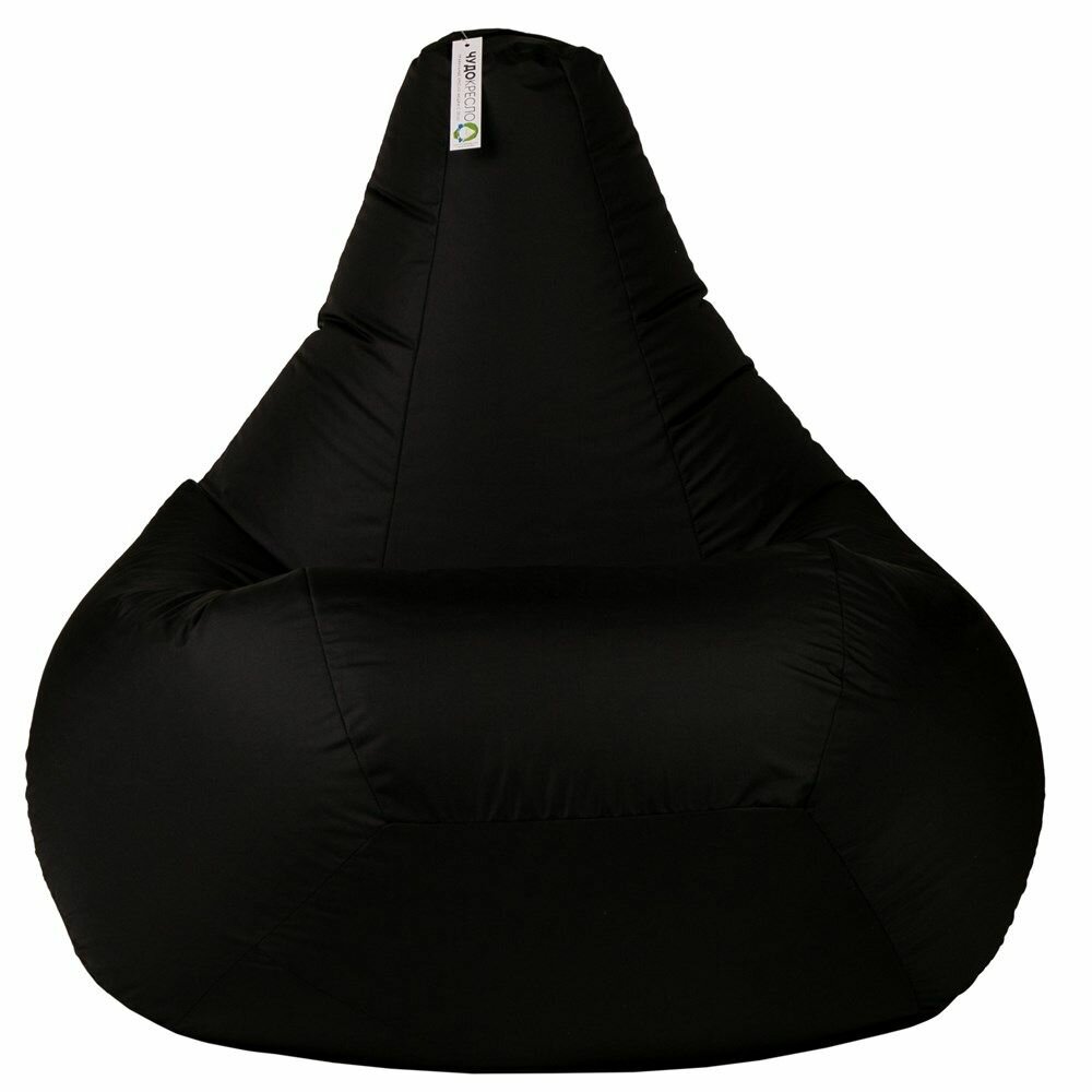 Кресло мешок Нейлон черный 120*80 размер XXL 
