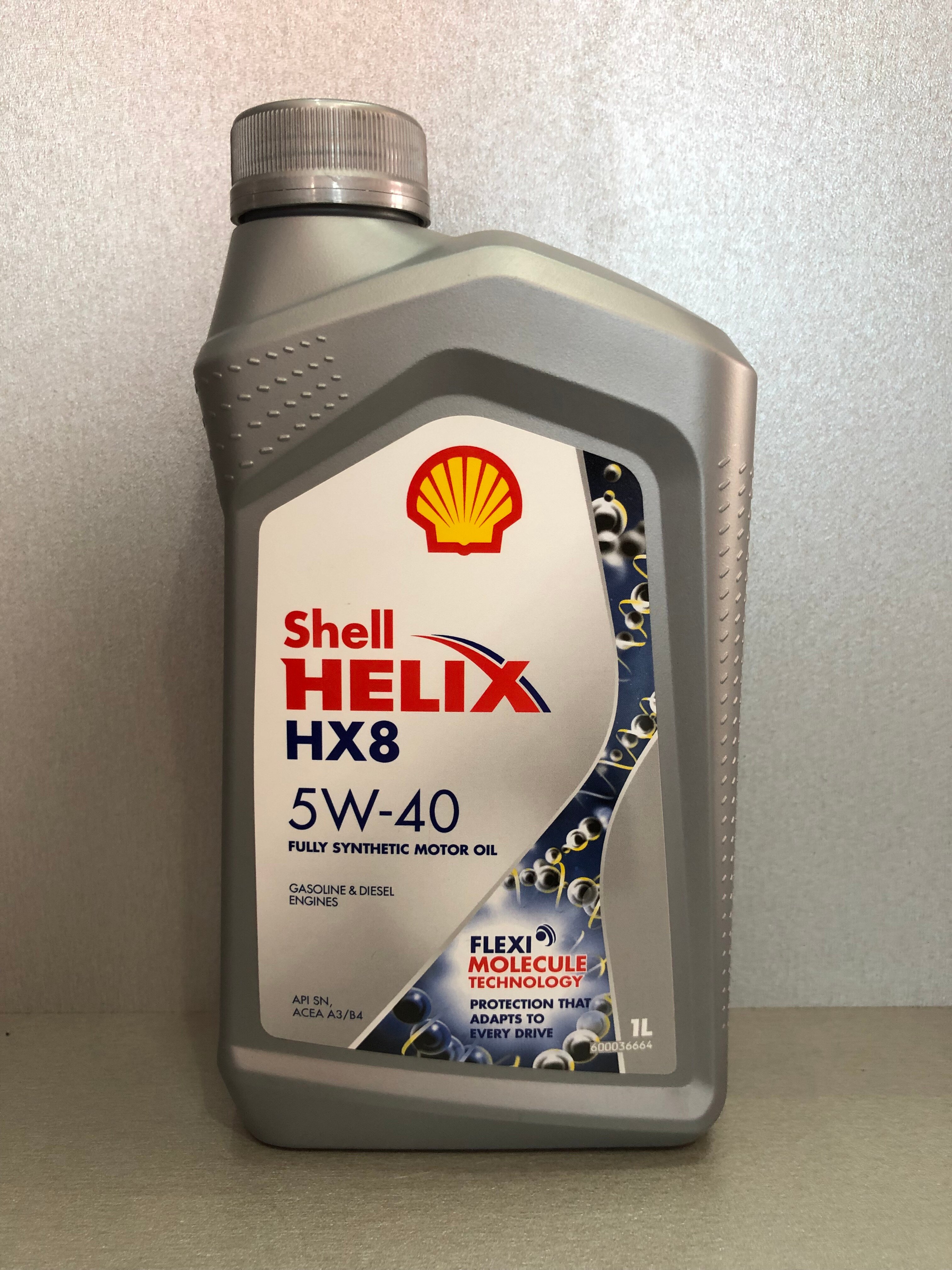   SHELL HELIX HX8 5W-40 . API SN 1