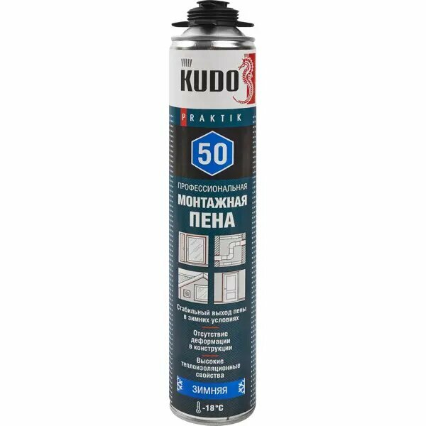 фото Пена монтажная профессиональная Kudo Praktik 50 зимняя