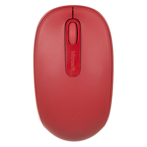 Мышь Microsoft Mobile Mouse 1850, оптическая, беспроводная, USB, красный [u7z-00034]