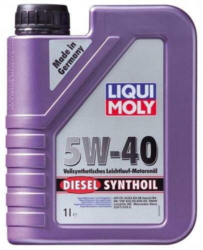 LIQUI MOLY 1926 масло моторное Diesel Synthoil 5W-40 (1L)