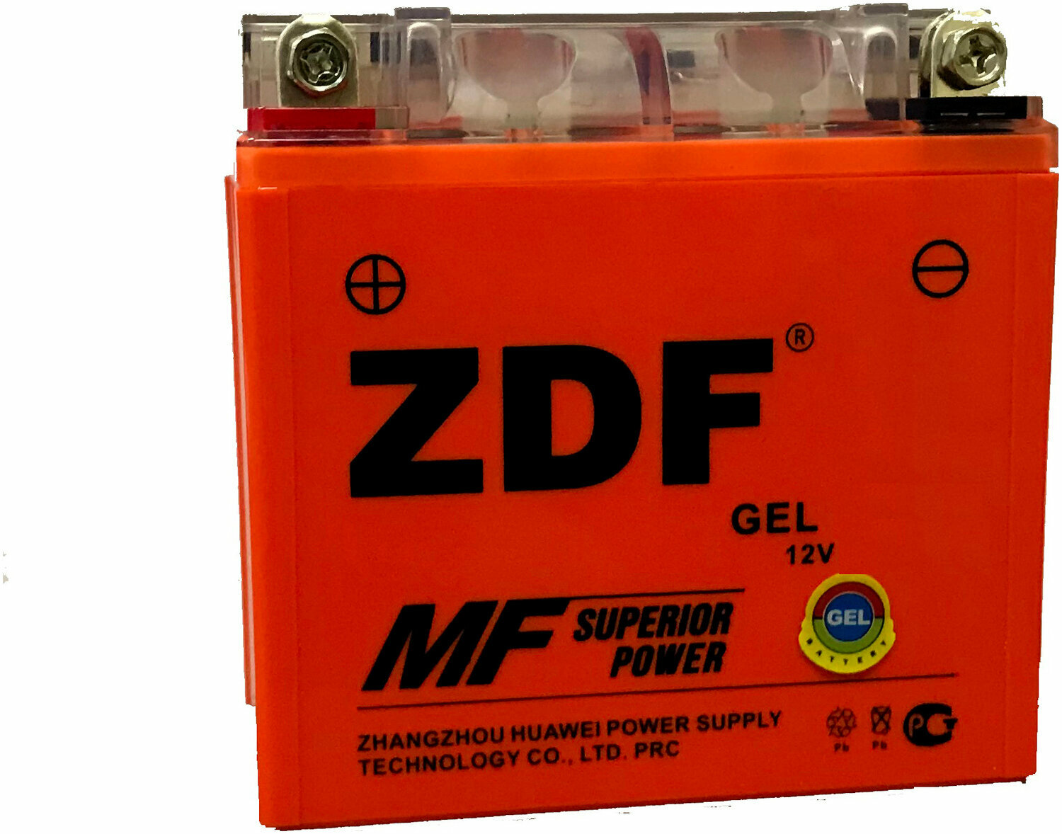 Мотоциклетный аккумулятор ZDF "Moto Battery" 1212.2 (YTX12-BS) (прямая)