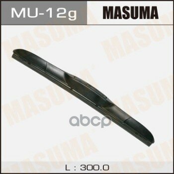 Дворник 12 Гибридный, Крюк (300мм) Masuma арт. MU12G